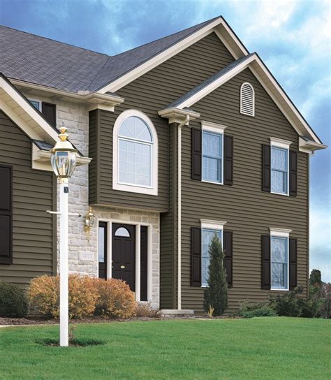 With ply gem's preview siding sample program, order a 24 in. Dark Vinyl Siding Color Combinations