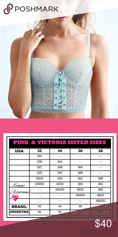 Victoria S Secret Size Chart Bra