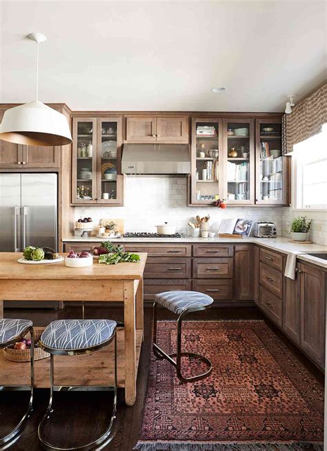 Get Vintage Mismatched Kitchen Cabinets Background Woodsinfo