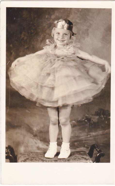 1930s Rppc Of A Little Girl In Dance Or Pageant Dress Just Vintage Home
