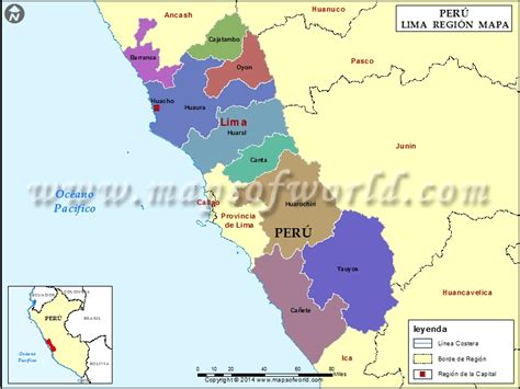 Creyente Triángulo Personal El Mapa De Lima Y Sus Provincias