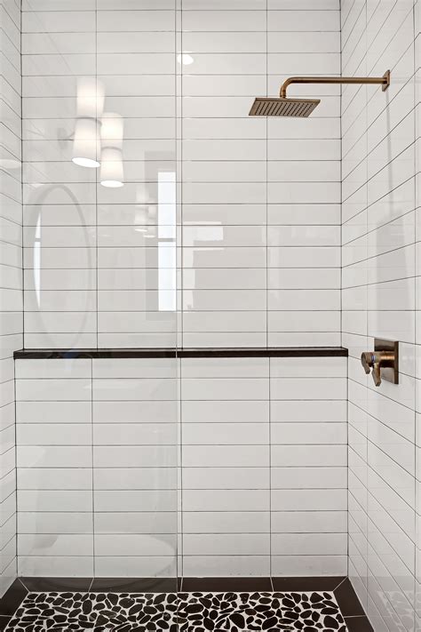White Subway Tile Shower Subway Tile Showers Subway Tiles Bathroom