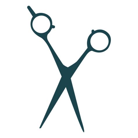 Hair Cutting Scissors Silhouette Transparent Png And Svg Vector File