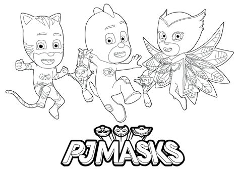 Pj Masks Coloring Gecko Catboy Pages Clipart Drawing Clipartmag