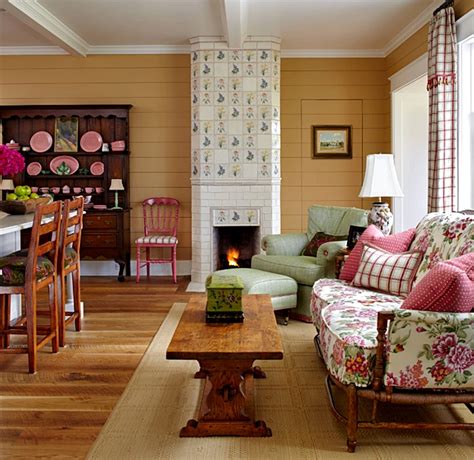 Colorful Farmhouse In Classic English Country Style Town And Country Living