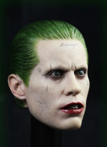 In Stock 16 Scale Joker Head Sculpt Jared Leto Suicide Squad Batman Ebay