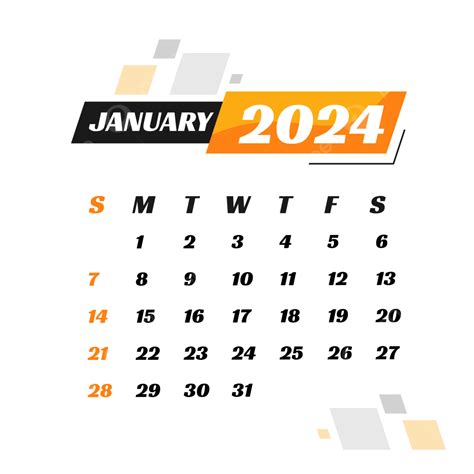 Kalender Januari 2024 Sederhana Berwarna Coklat Januari 58 Off