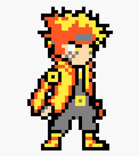 Pixel Art Naruto Hd Png Download Kindpng