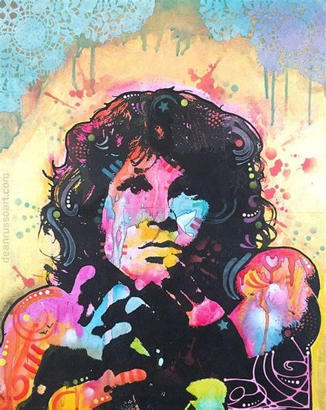 Jim Morrison Twentieth Century Painting With Images Pop Art Colors