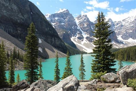 Moraine Lake Banff National Park Jigsaw Puzzle In Puzzle Of The Day