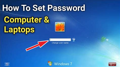 How To Set Password On Windows 7 2021 How To Set Password Computer
