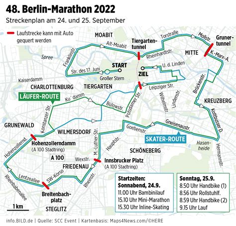 Berlin Marathon Strecke Sperrungen Wichtige Infos Regional Bildde