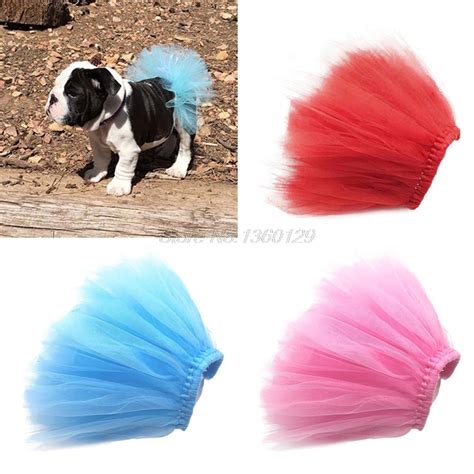 Pet Puppy Small Dog Lace Skirt Princess Tutu Dress Clothes Apparel