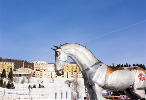 Trojan horse was a unicorn, valeta. Trojan Horse Appears on Lake at St Moritz | InTheSnow