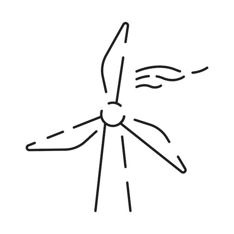 Tipos de fuentes de energía y energía renovable o icono de línea