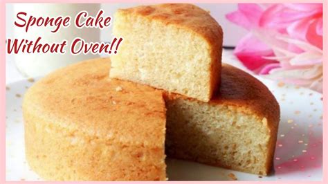 Easy Vanilla Sponge Cake Without Oven How To Make Basic Sponge Cake Plain Sponge Cake YouTube