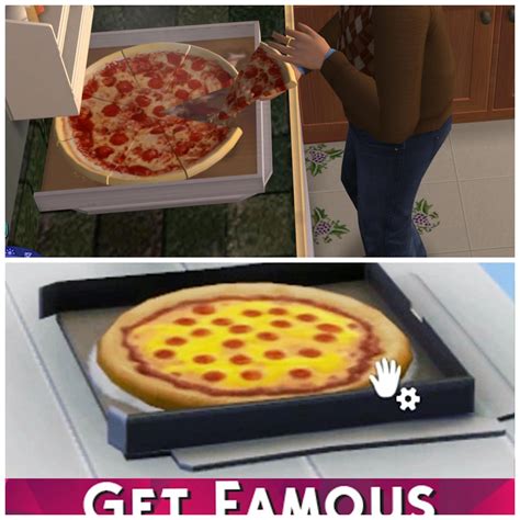 Pizza In The Sims 2 Vs Pizza In The Sims 4 Rthesims