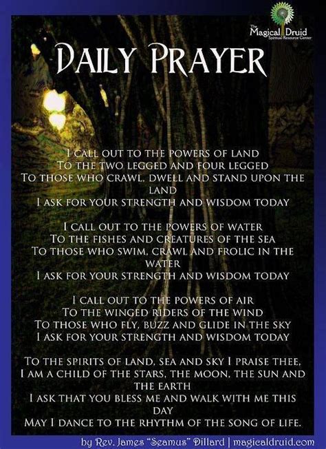 Daily Prayer Witches Of The Craft