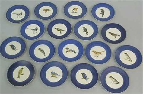 6170 French Guillot Bird Plates