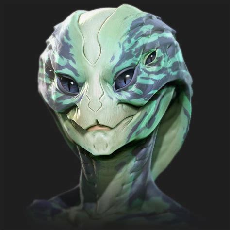 Alien Character Concept Sculpt Deiv Calviz David Villegas On