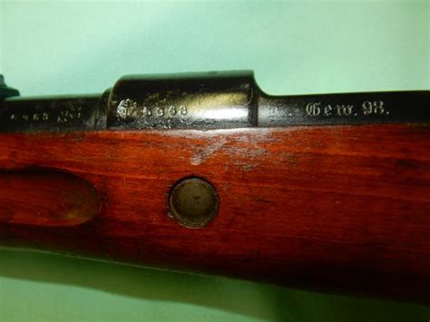 Ww2 German K98 Mauser Markings Bnz 46 Off
