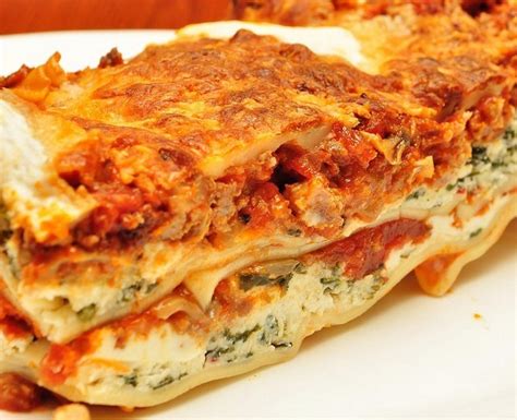 Italian Lasagna With Ricotta Cheese Recipe Easy Italian