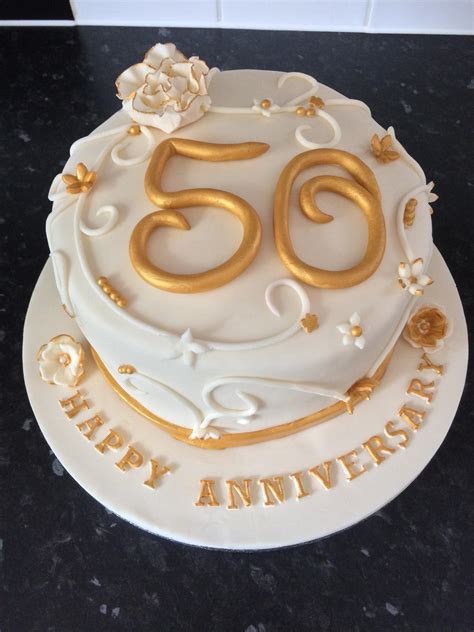 50th Wedding Anniversary Cake Rcakedecorating