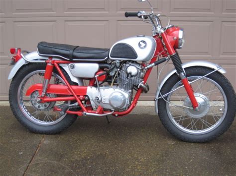 Honda 305 scrambler salvage for sale: 1965 Honda CL77 Motorcycle 305 Scrambler