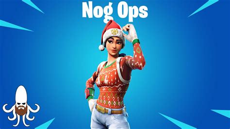 Nog Ops Skin Review And Gameplay Fortnite Youtube