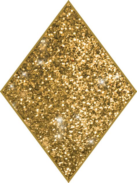 Clipart Diamond Gold Glitter Clipart Diamond Gold Glitter Transparent
