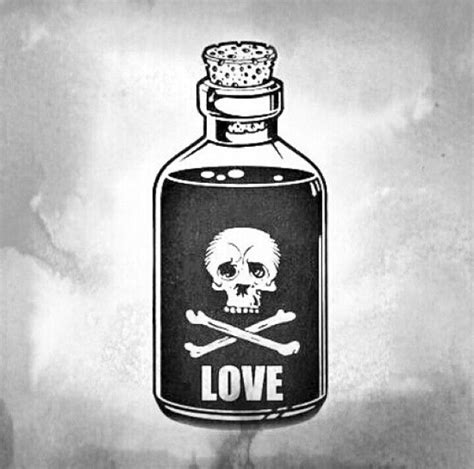 Love Poison Tattoo Style Drawings Easy Drawings Sketches Half Sleeve