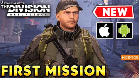 First Mission On The Division Resurgence New Mobile Game Youtube