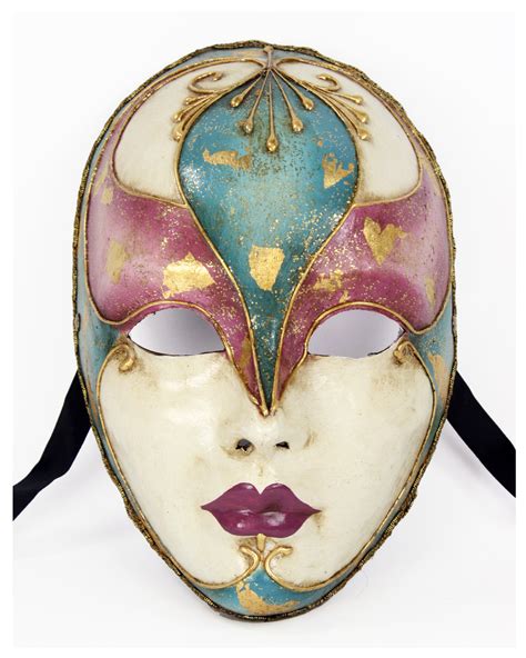Made In Italy Auth Venetian Mask Volto Masquerade Costume Full Face