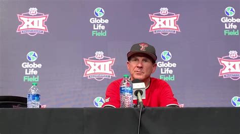Texas Techs Tim Tadlock On His Team Playing In The Big 12 Tourney