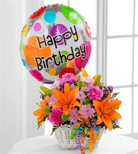 Birthday Flowers And Birthday Balloon At Rs 1450bunch Flower Bunch