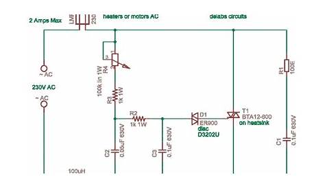 2000 watt dimmer circuit diagram