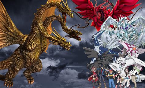Team Of Dragons Vs King Ghidorah By Alienskiller1 On Deviantart
