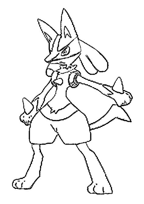 Mega Lucario Drawing at GetDrawings Free download