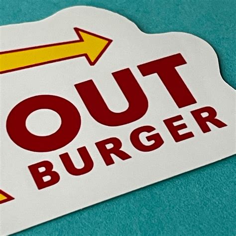 In N Out Burger Sticker Etsy