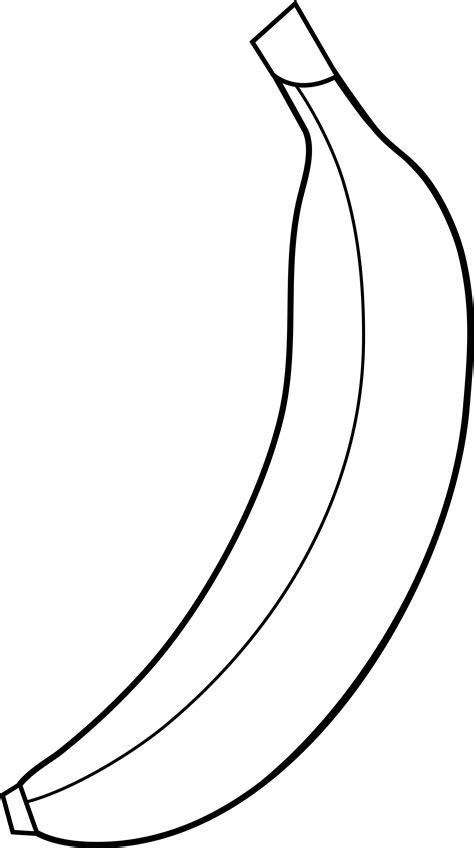 Black And White Banana Clipart Free Clipart Images Clipartix