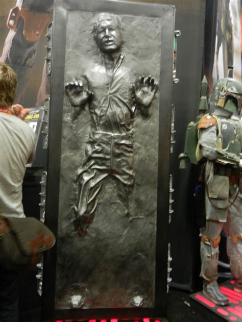 Han Solo Frozen In Carbonite Comic Con Comics Star Wars