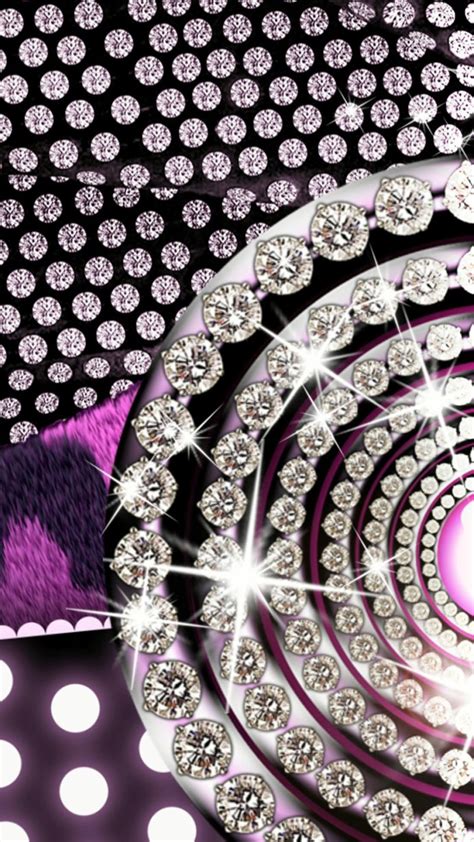 Black And Purple Bling Wallpaper Iphone Wallpaper Violet Vs Pink