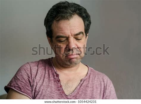 Sad Man Face Closeup Stock Photo 1054424231 Shutterstock