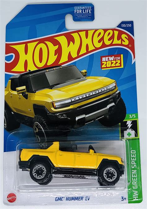 Buy Hot Wheels 2022 Gmc Hummer Ev Hw Green Speed 35 Yellow 130