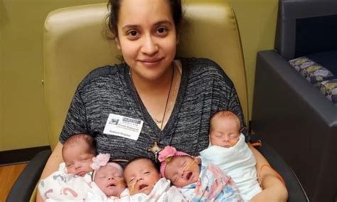Woman Welcomes Miracle Quintuplets After Being Told She Couldn T Have Babies Daily Record