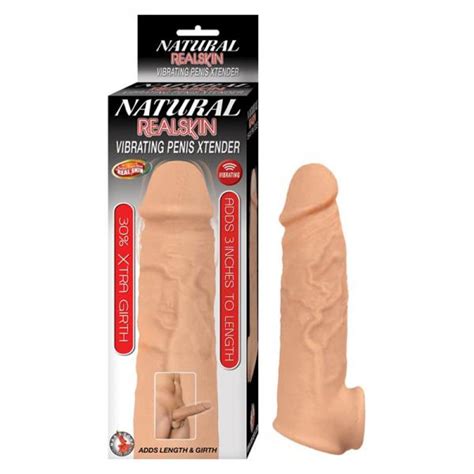 Natural Realskin Vibrating Penis Xtender White On Literotica