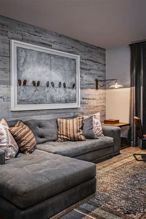25 inviting living rooms with wood walls