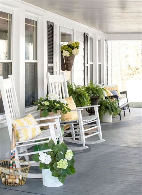 More Outdoor Charm Then Elegance But A Lovely Covered Porchpk Summer