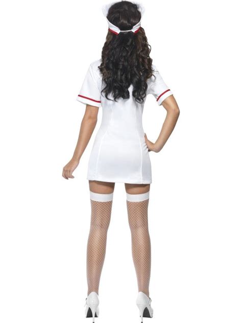 Sexy Adult Naughty Nurse Uniform Ladies Fancy Dress Costume Party