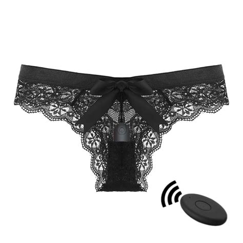 Women Lace Underwear Panty 10 Vibration Modes Usb Charging Wireless Remote Control Vibrator